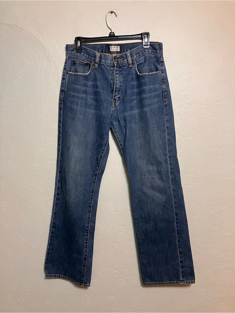 J. Crew Men's Straight-Leg Jeans - Medium Blue 
 32x30